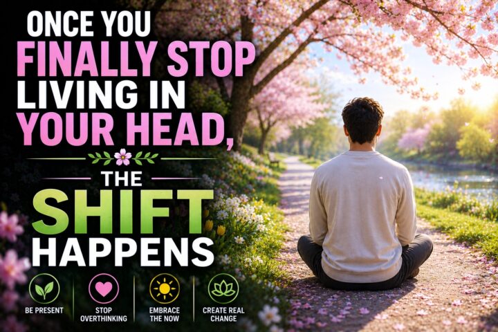 Once You Finally Stop Living in Your Head
