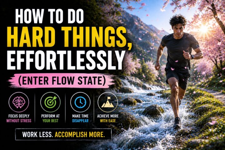 How to Do Hard Things Effortlessly: The Secret to Entering Flow State