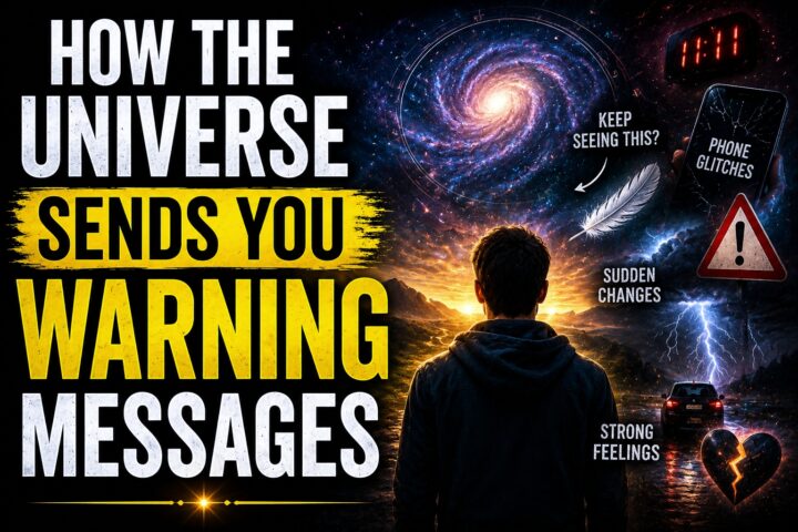 How the universe sends you warning messages before anything negative happen