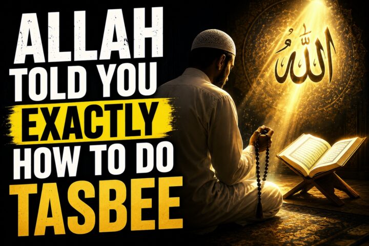 Allah Told You EXACTLY How to Do Tasbee