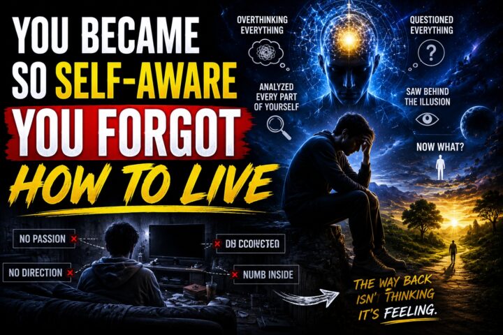 You become Self aware you forget