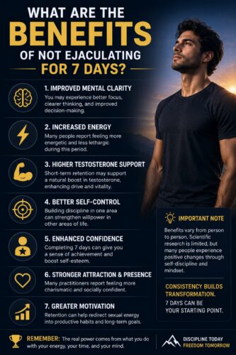 What are the benefits of not ejaculating for 7 days?