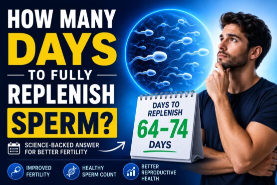 How many days to fully replenish sperm?